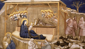 Gold Giotto painting